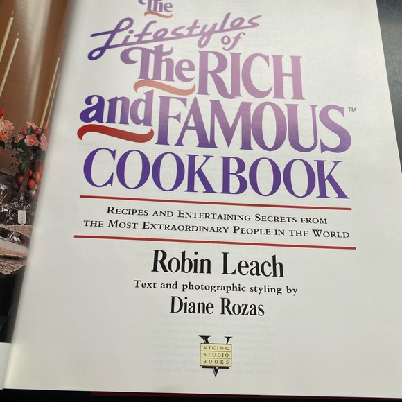 VINTAGE-Lifestyles of The Rich and Famous Cookbook - Picture 4 of 9